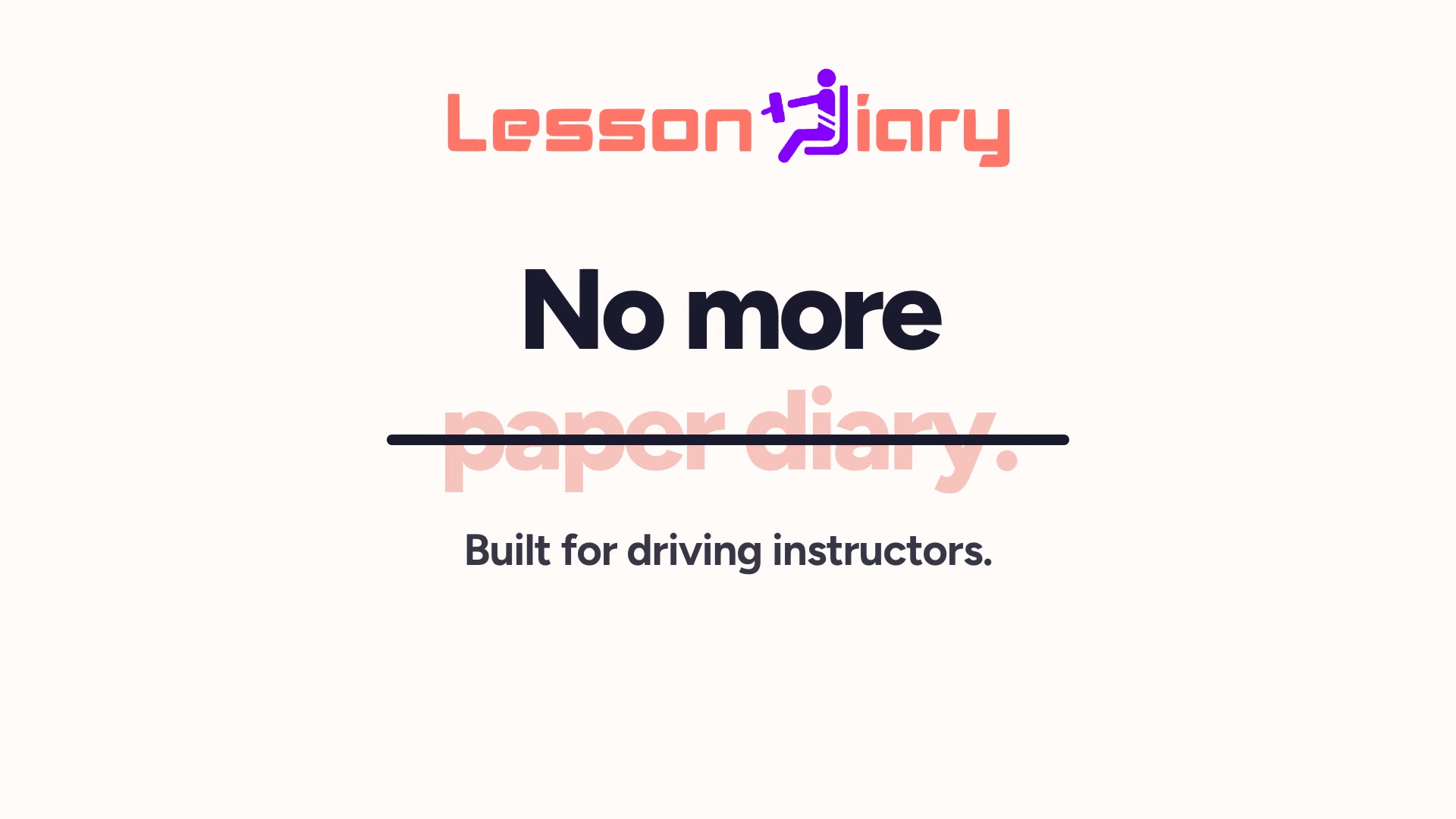 Lesson Diary product demo preview